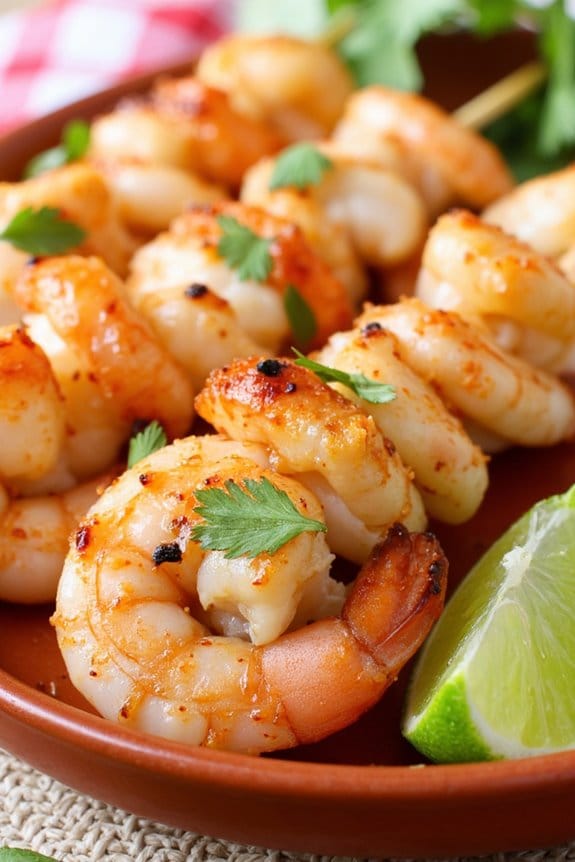 cilantro lime grilled shrimp