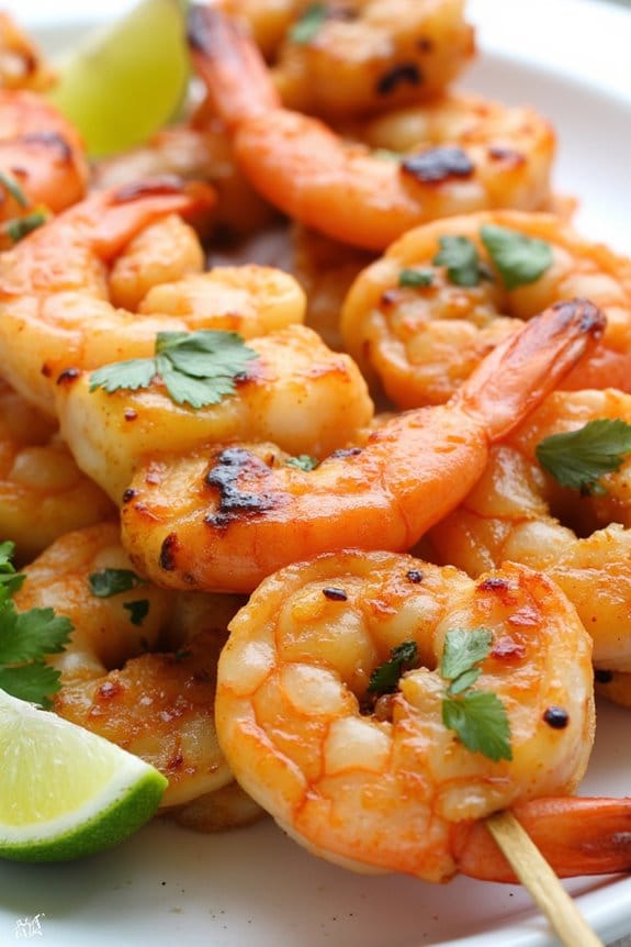 citrus garlic grilled shrimp