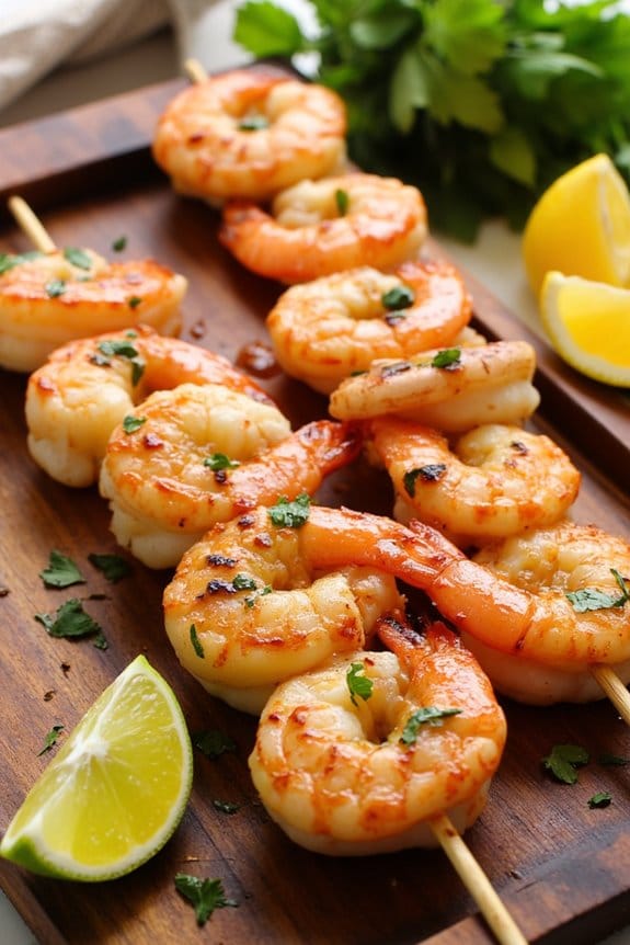 citrus infused grilled shrimp