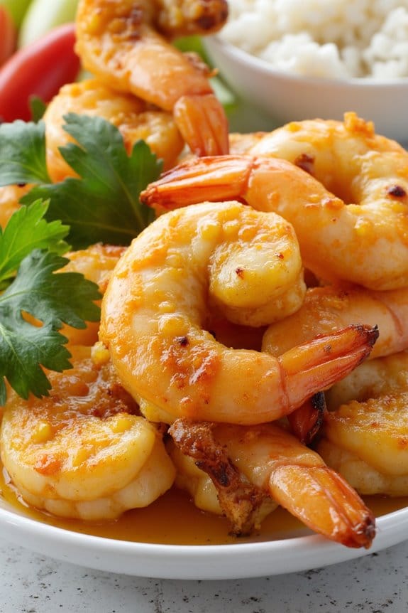 coconut curry shrimp skewers