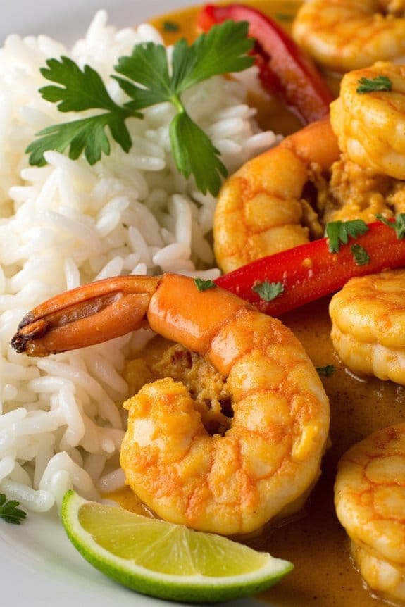coconut shrimp curry delight