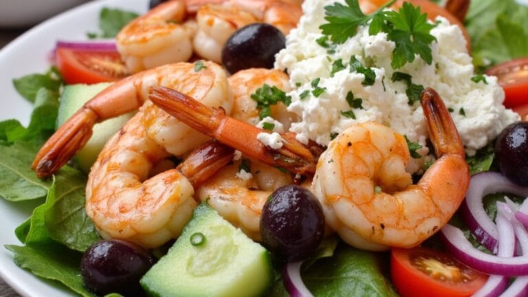 fresh grilled shrimp salads