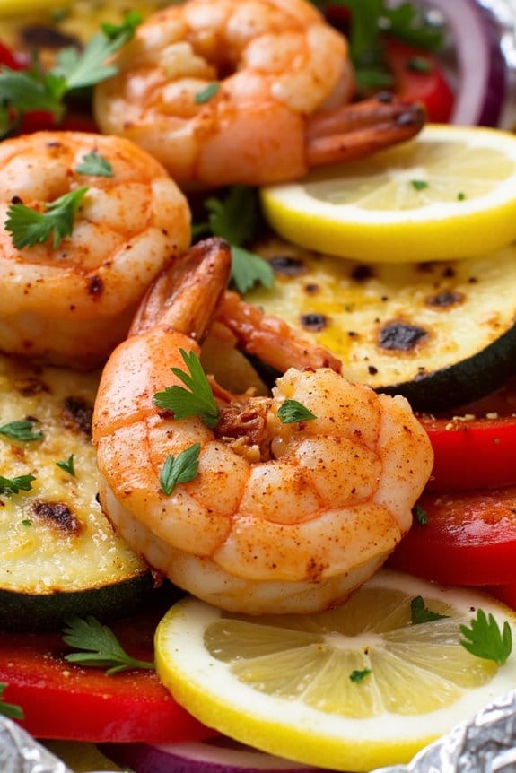 grill shrimp foil packets