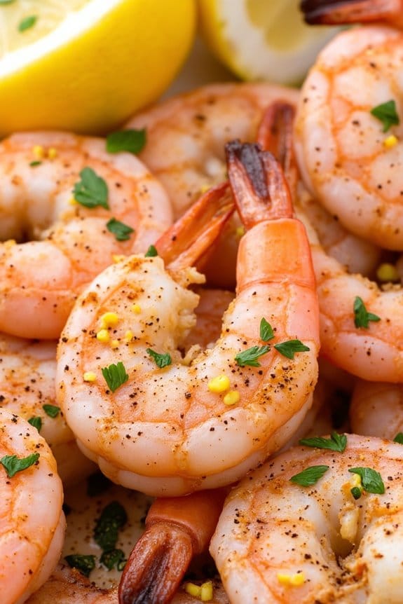 grilled lemon pepper shrimp