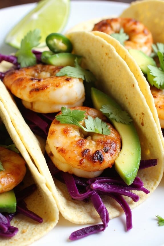 grilled shrimp taco delight