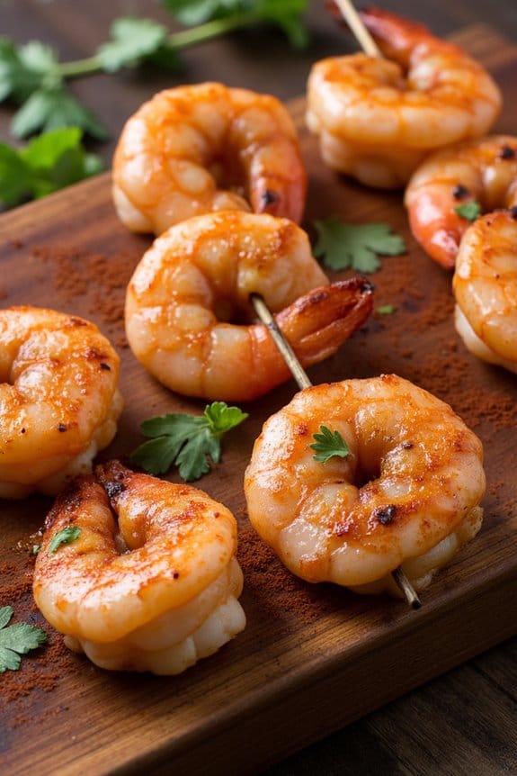 grilled shrimp with bbq sauce