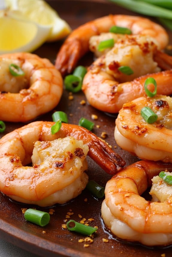 grilled shrimp with ginger soy