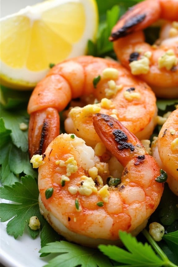 grilled shrimp with lemon garlic