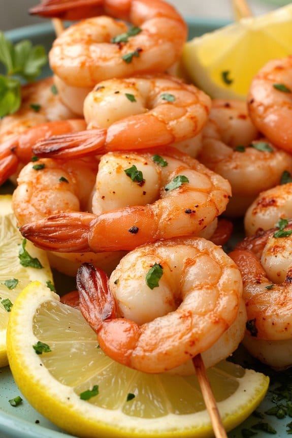 grilled shrimp with lemon garlic