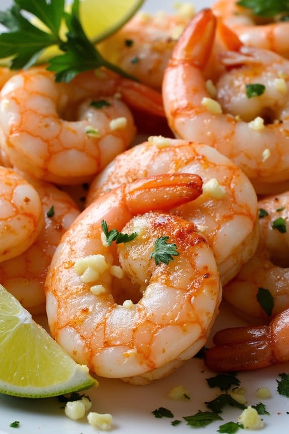 grilled shrimp with lime