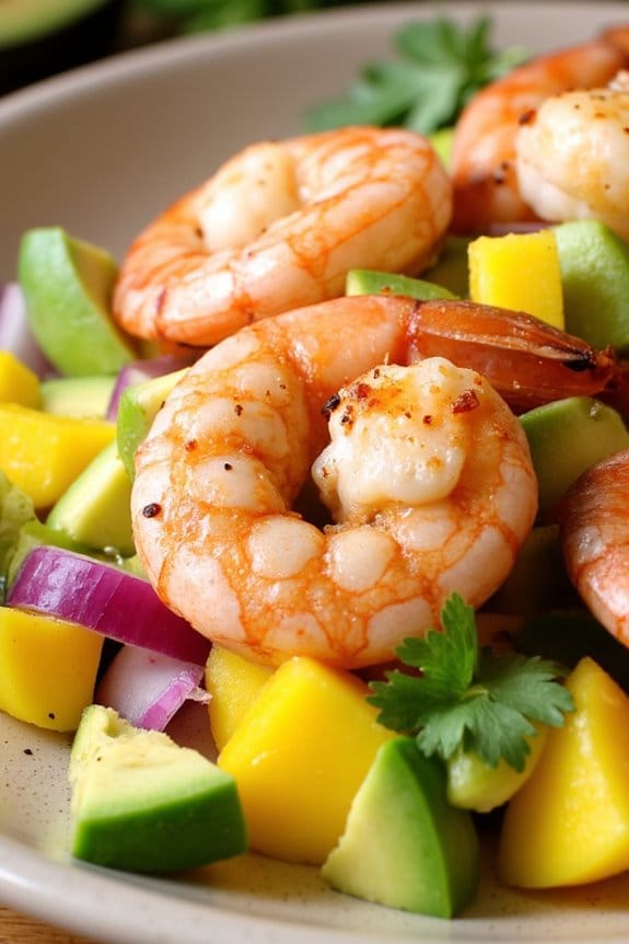 grilled shrimp with salsa