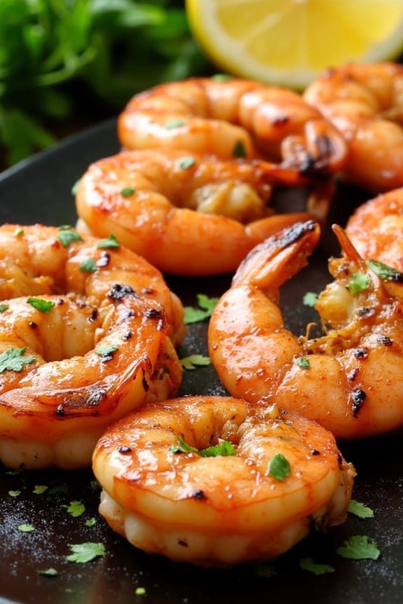 herb infused cajun grilled shrimp