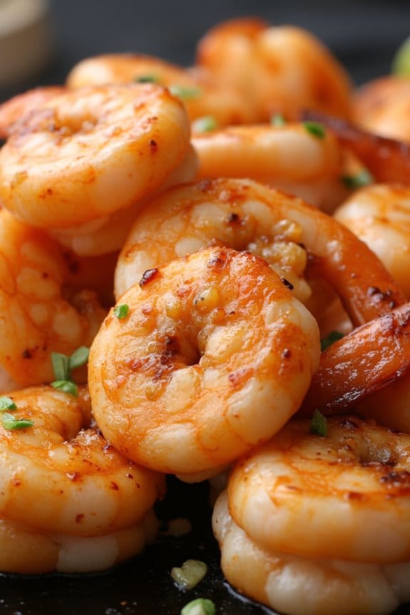 honey glazed spicy shrimp