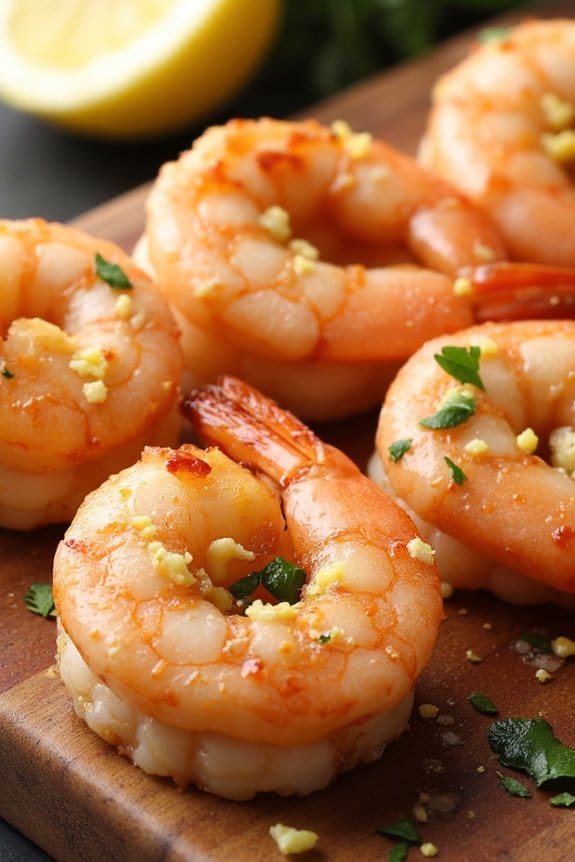 lemon garlic grilled shrimp