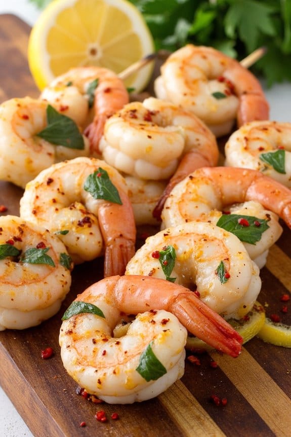 lemon herb grilled shrimp