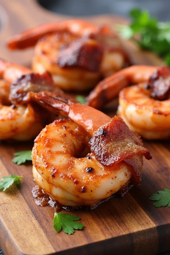 maple bacon bbq shrimp recipe