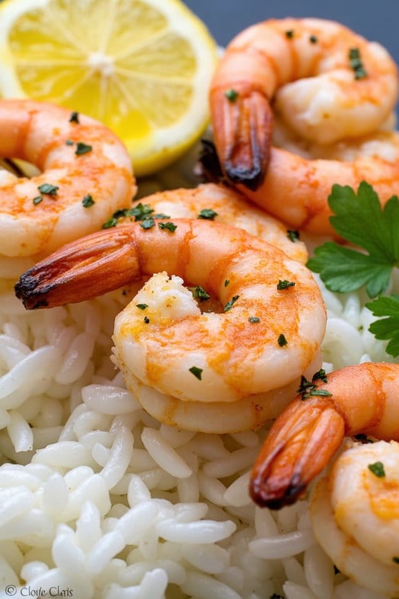 mediterranean herb infused shrimp