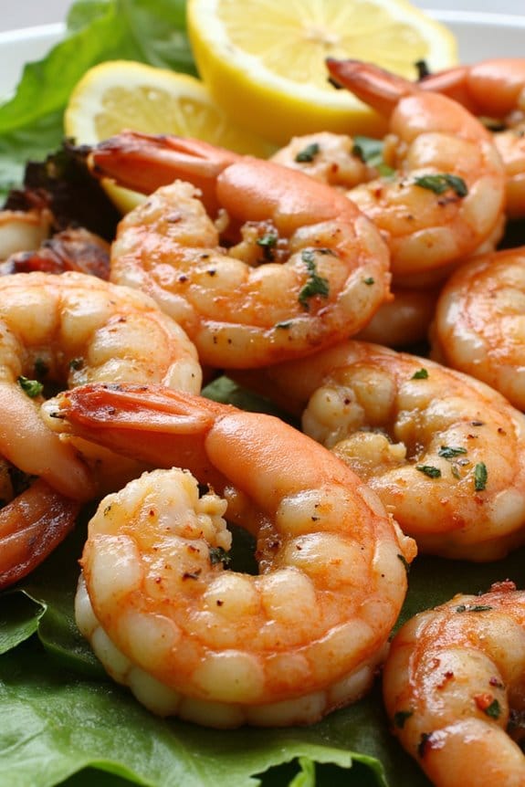 mediterranean herb infused shrimp