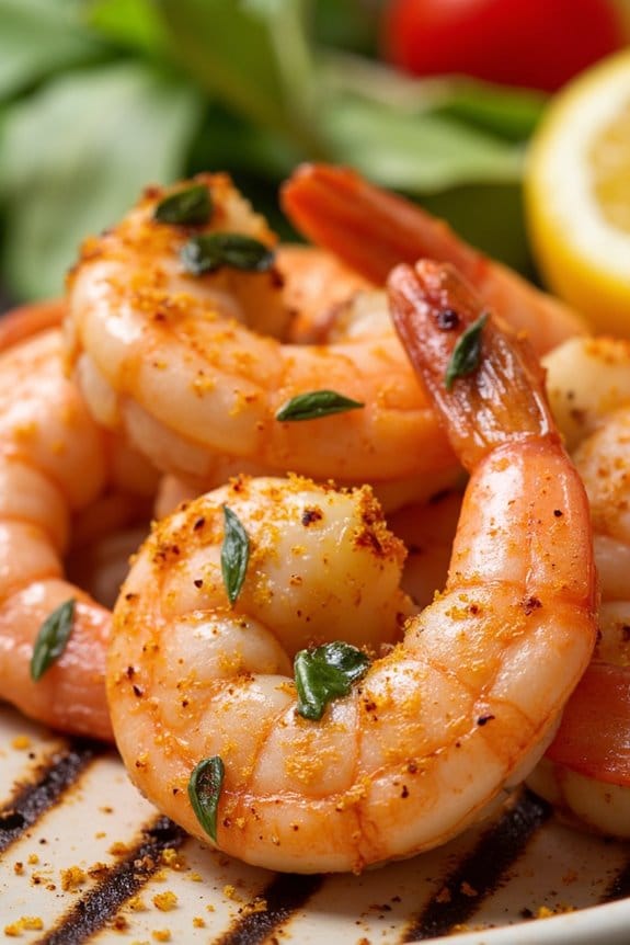orange thyme grilled shrimp delight