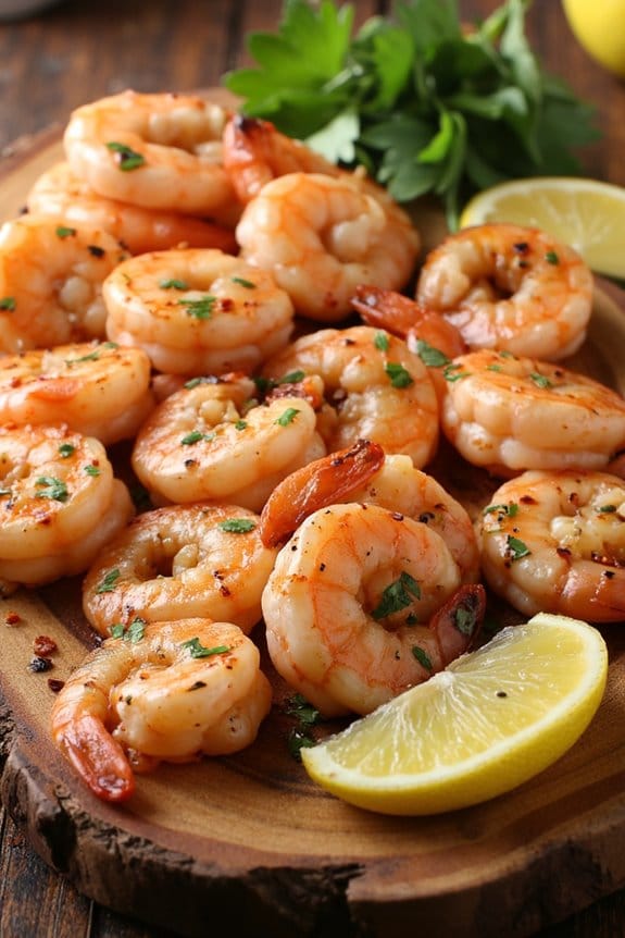 perfectly grilled lemon garlic shrimp