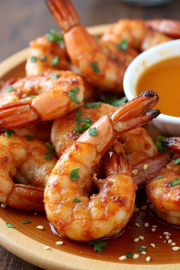 smoky cajun grilled shrimp