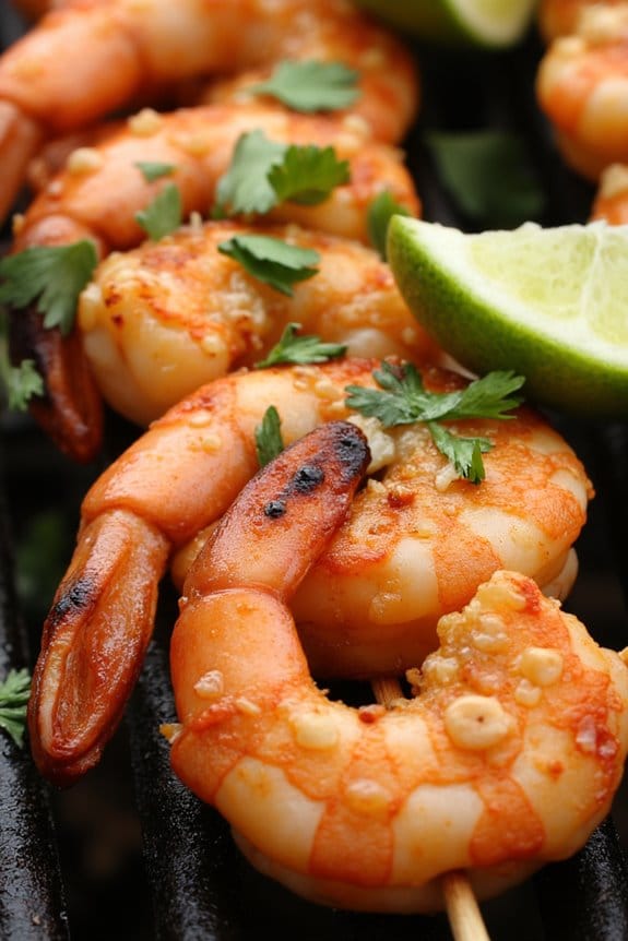 smoky chipotle grilled shrimp