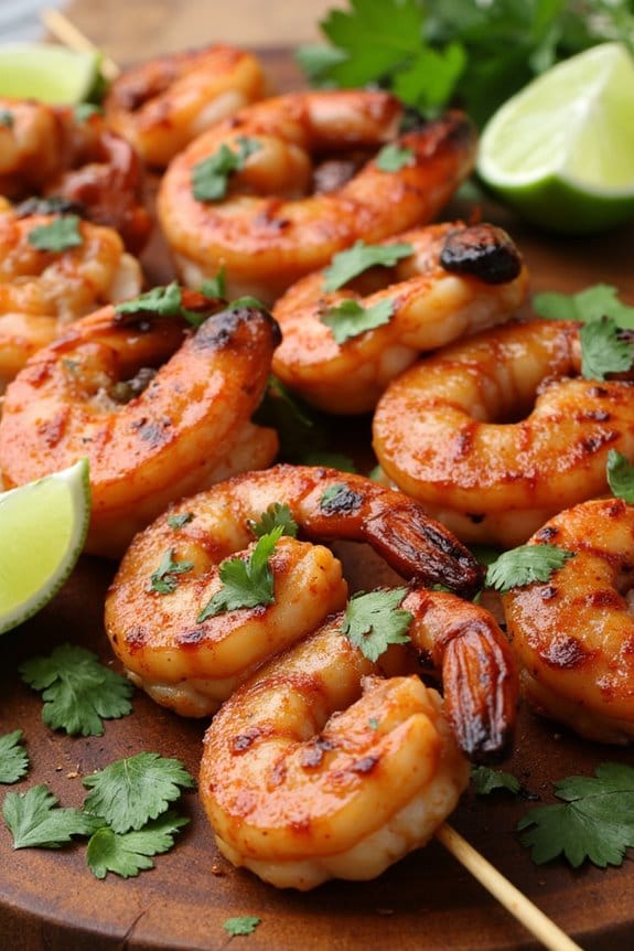 smoky chipotle grilled shrimp