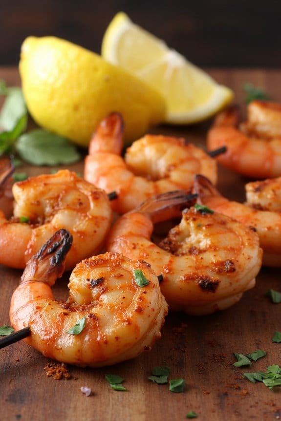 smoky paprika shrimp skewers
