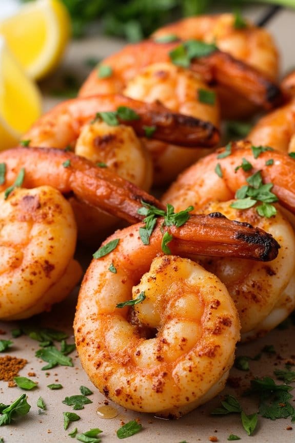smoky paprika shrimp skewers
