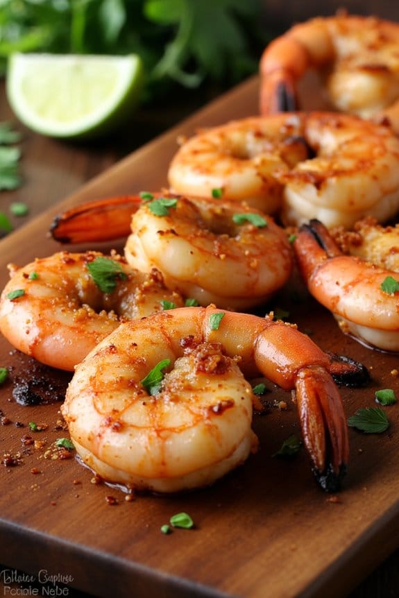 smoky zesty grilled shrimp