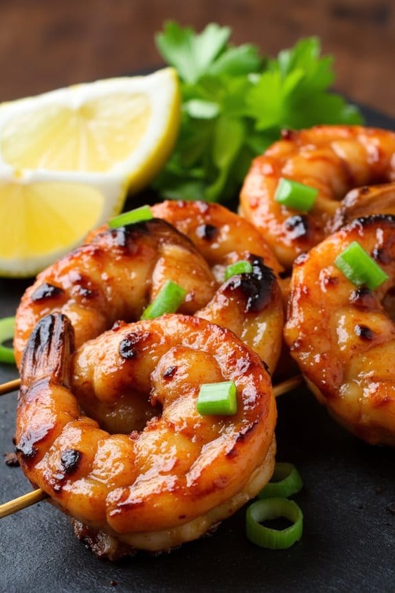 soy ginger grilled shrimp delight