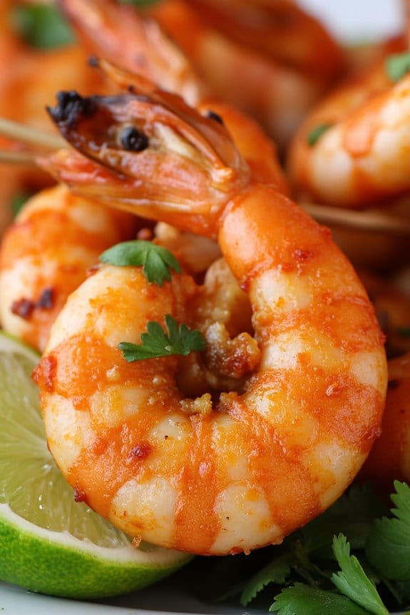 spicy garlic grilled shrimp