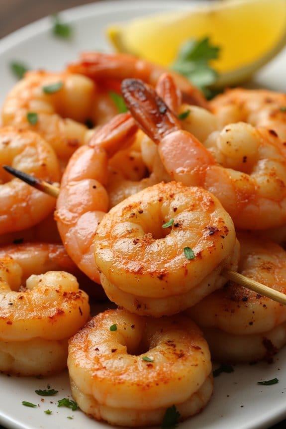 spicy grilled shrimp skewers