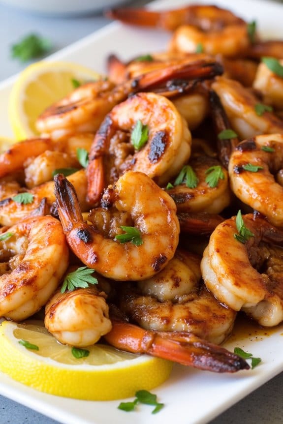 sweet and savory shrimp