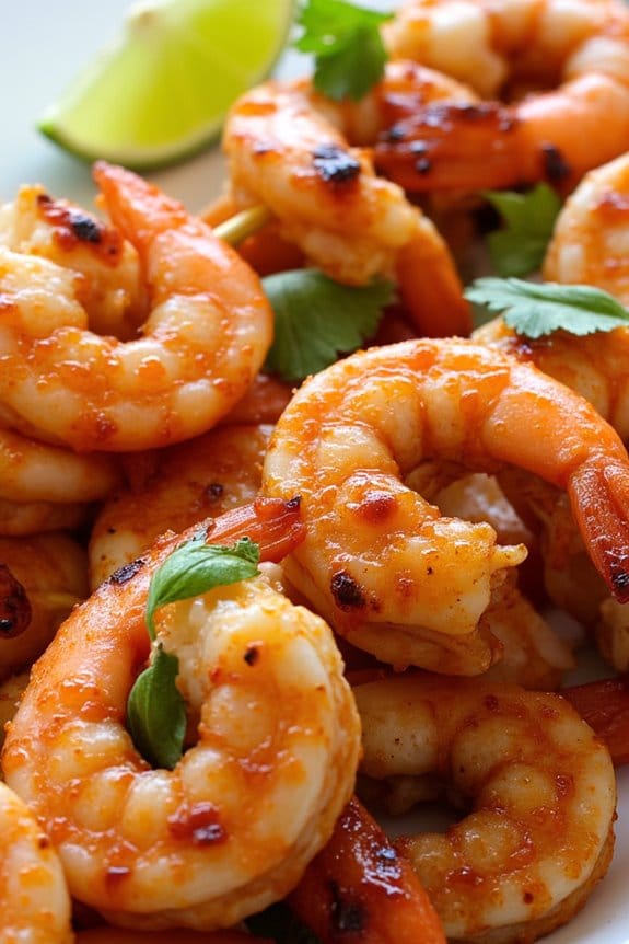 sweet and spicy shrimp