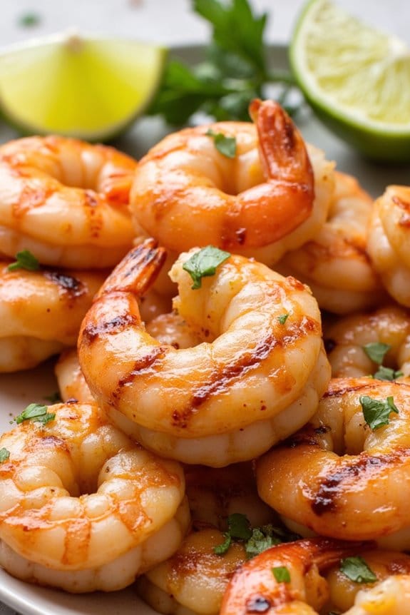 sweet and spicy shrimp dish