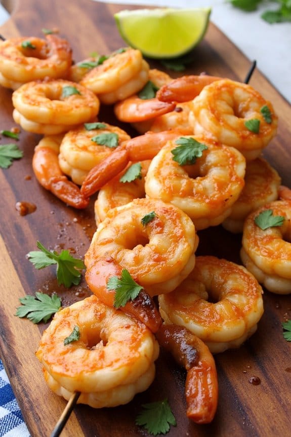 sweet and spicy shrimp