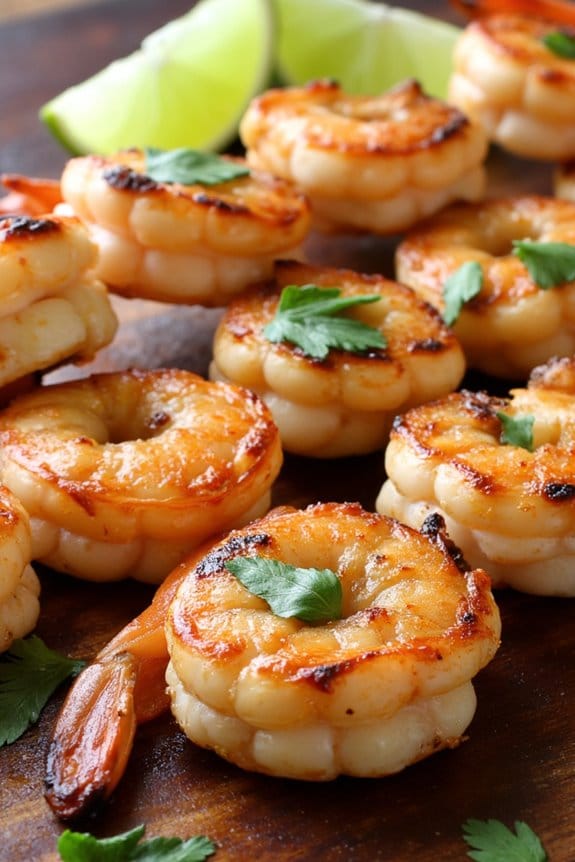 sweet tangy grilled shrimp
