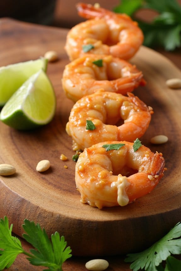 thai peanut shrimp skewers recipe