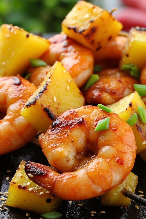 tropical grilled shrimp delight