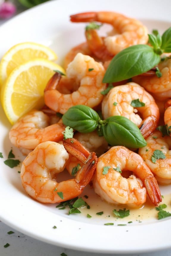 zesty citrus basil shrimp
