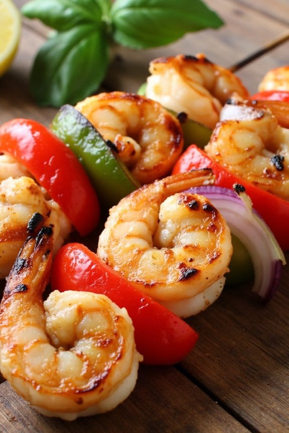 zesty grilled shrimp kabobs