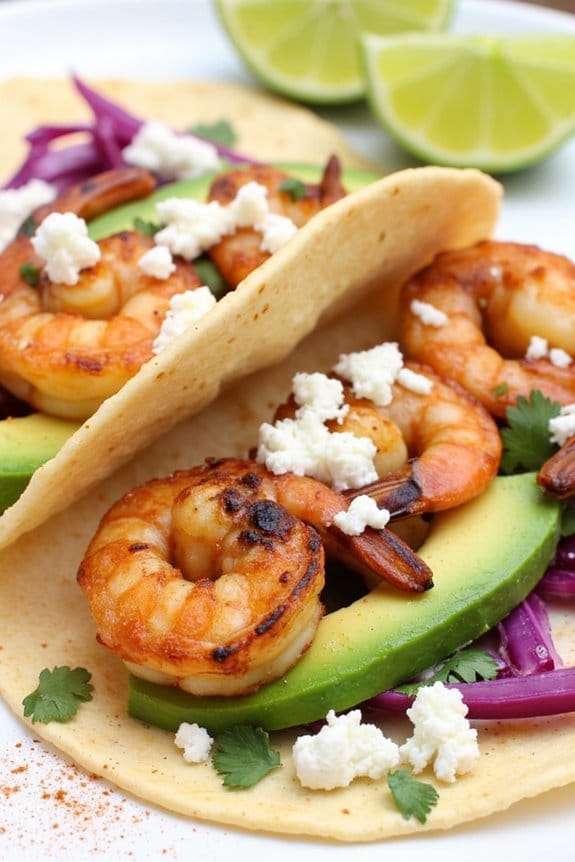 zesty grilled shrimp tacos