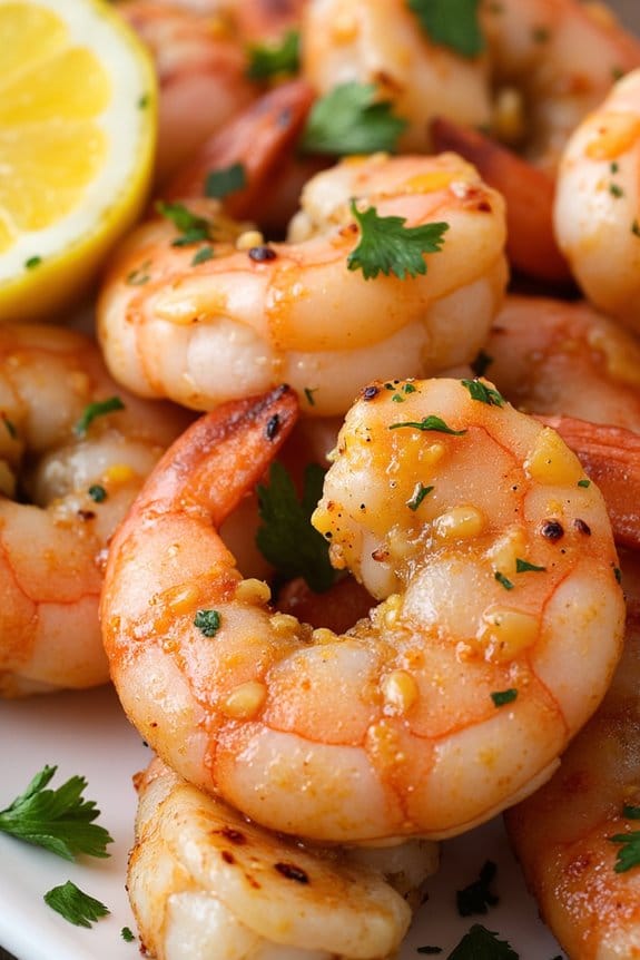 zesty lemon garlic shrimp