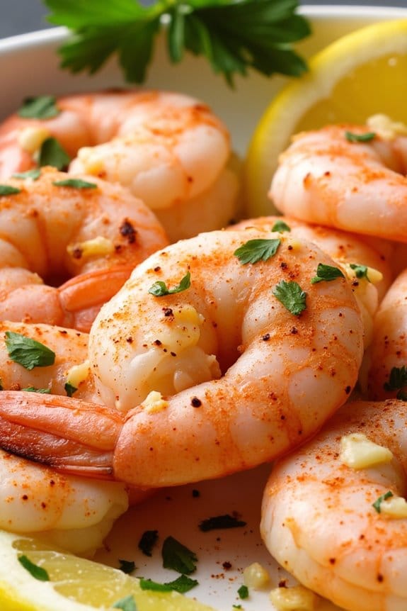 zesty lemon garlic shrimp