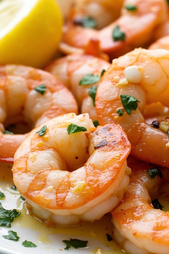 zesty lemon garlic shrimp