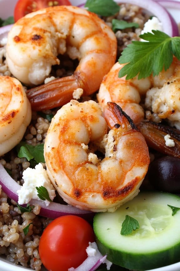 zesty mediterranean shrimp salad