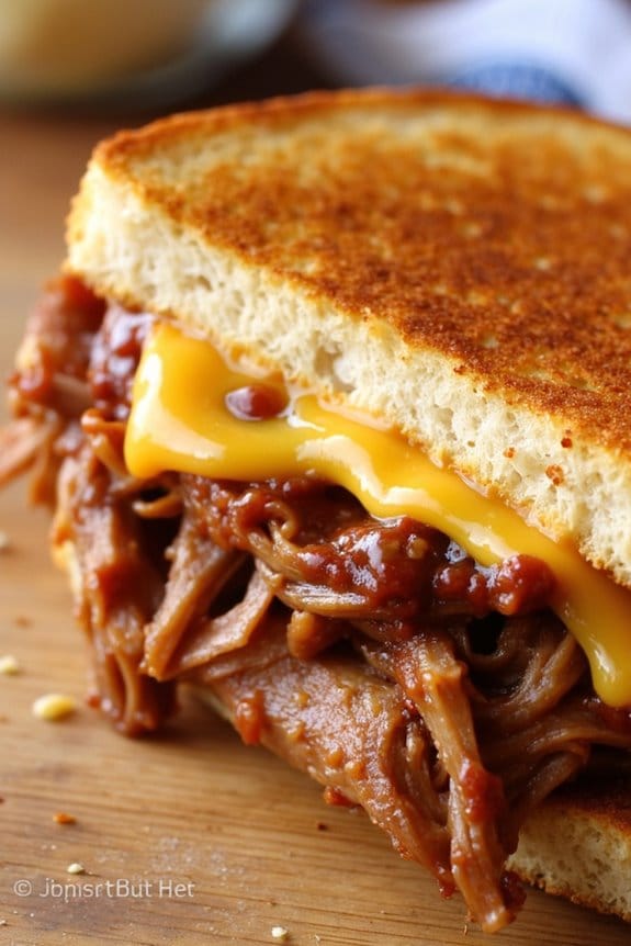 bbq pulled pork sandwich delight