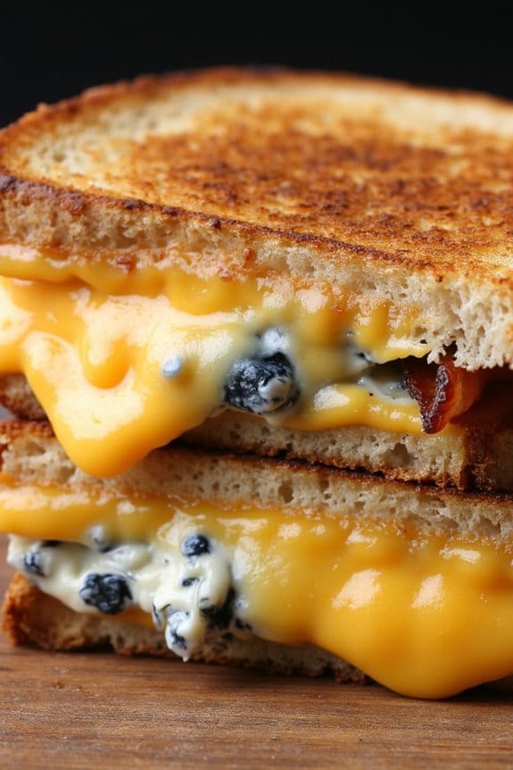 bold bacon blue cheese sandwich