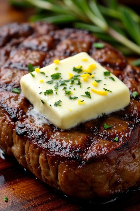 bold garlic rosemary steak butter